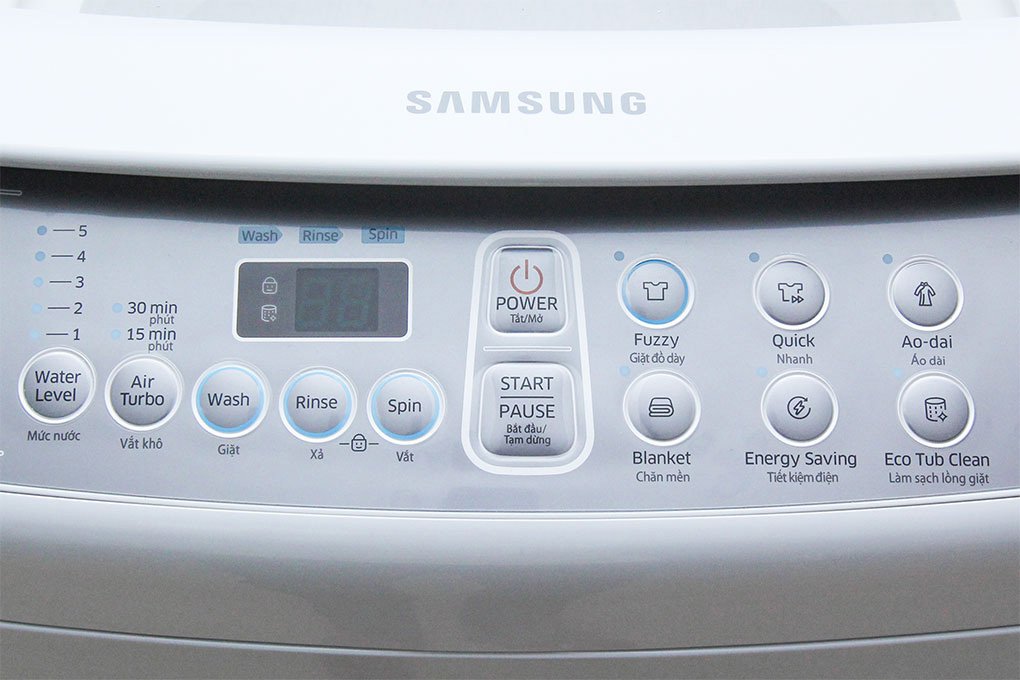 Máy giặt 8.2 Kg Samsung WA80H4000SG1SV lồng đứng