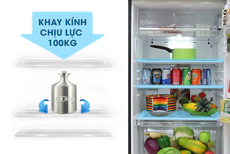 Tủ lạnh SHARP SJ-XP400PG-BK 397 Lít Inverter