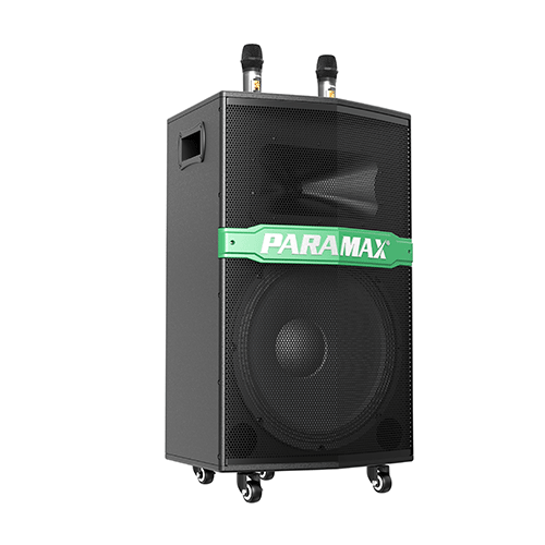 Loa kéo PARAMAX HG-365 (Kèm 2 mic) 800W Bass 40cm 15''