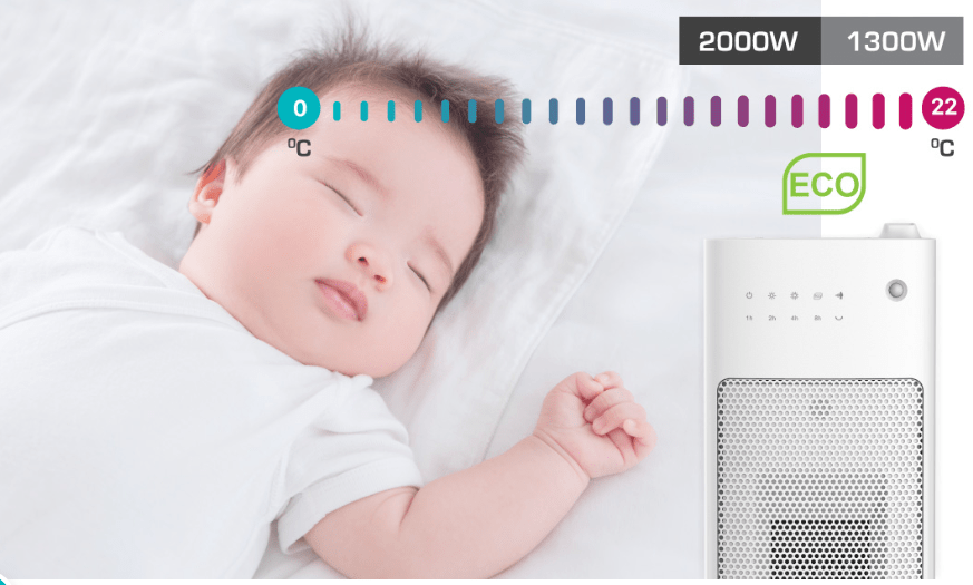 Máy sưởi tháp Korihome EHK-368 2000W