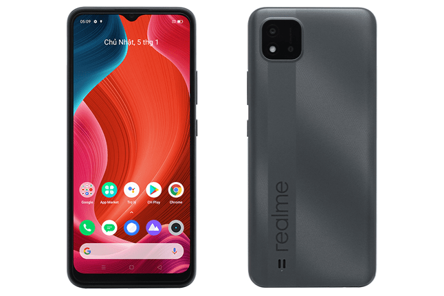 Điện Thoại Realme RMX3063 - C20 Xám Khói