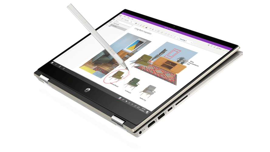 Laptop HP Pavilion x360 14-dw1018TU 2H3N6PA Vàng