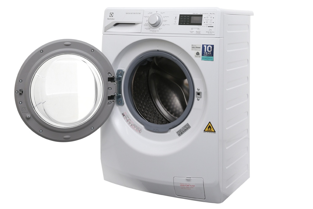Máy giặt 8kg + Sấy 5kg Electrolux EWW12853
