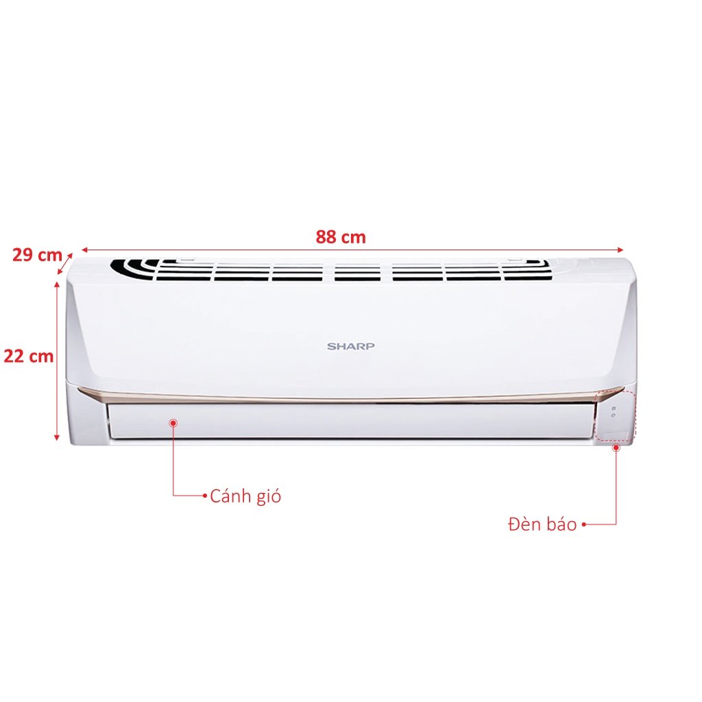 ĐIỀU HÒA 1 CHIỀU SHARP AH-A12UEW - 12.000BTU