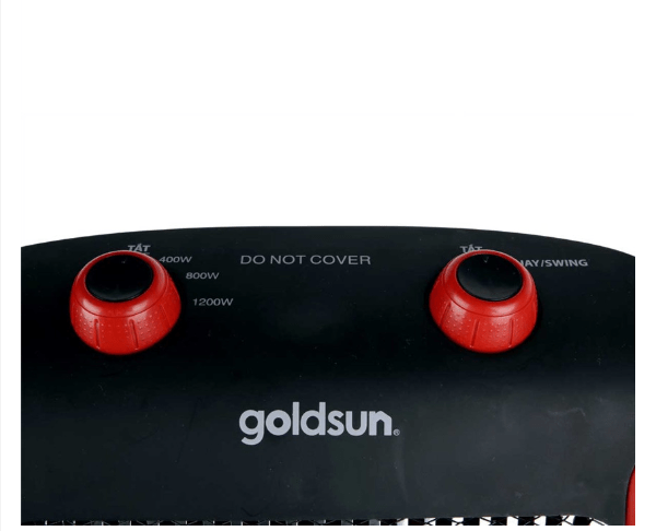 Sưởi halogen 3 bóng Goldsun GHLH-2002 1200W
