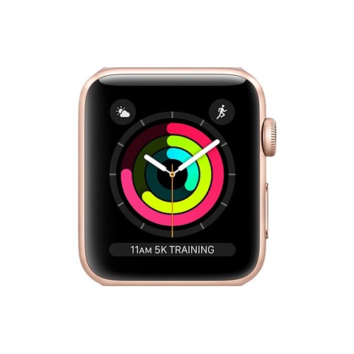 Apple Watch Series 3 38mm Gold Aluminum Case with Pink Sand Sport Band MQKW2 (GPS)