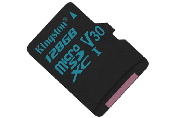 Thẻ nhớ Kingston 128GB microSDXC Canvas Go 90R/45W U3 UHS-I V30 Card + SD Adapter_SDCG2/128GB