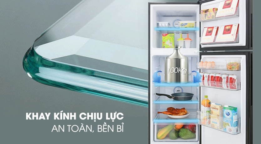 Tủ lạnh Aqua Inverter 235L AQR-T249MA(PB)