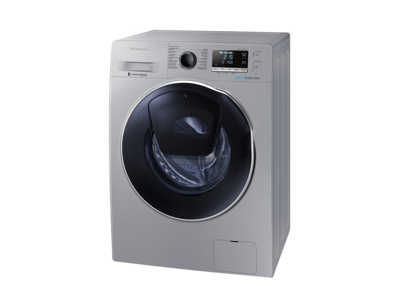 Máy giặt lồng Ngang 10.5Kg + Sấy 6Kg Samsung WD10K6410OS/SV