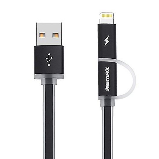 Cáp sạc đôi Aurora cable (Iph & Micro) 1m