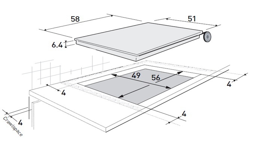 Bếp từ ba bếp Bluestone ICB-6845 7100W