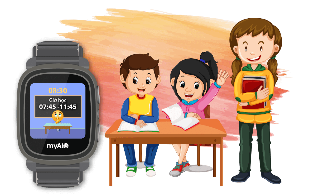 Đồng hồ thông minh trẻ em myAlo KidsPhone KS62w (Màu xanh)