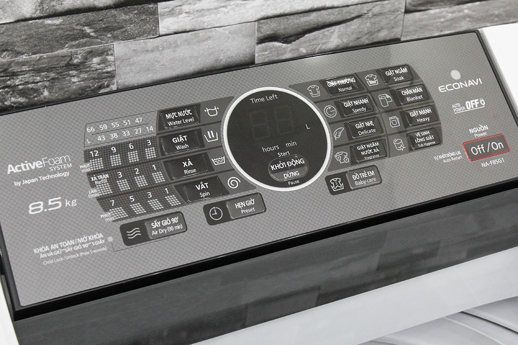 Máy giặt 8.5 Kg Panasonic NA-F85G1WRV lồng đứng