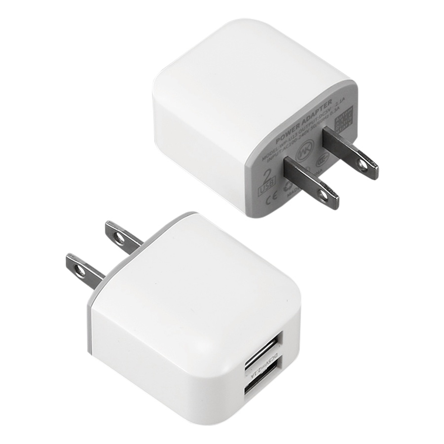 Củ sạc 2 cổng kèm dây lightning rời WK WP-U13