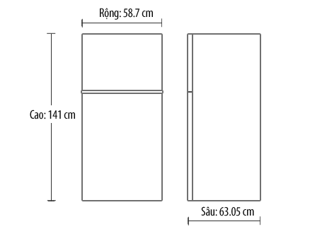 Tủ lạnh AQua AQR-IP255AN(DC) - 252 Lít