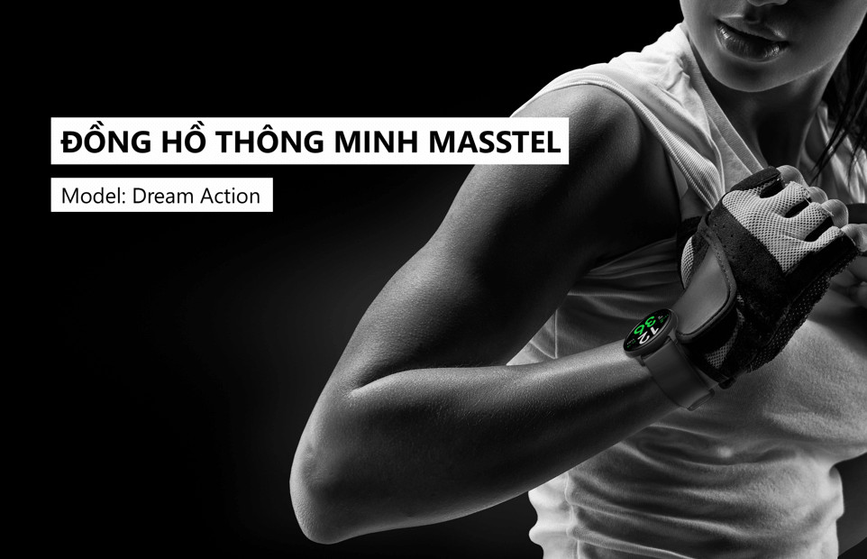 Đồng hồ thông minh Masstel Dream Action (Màu hồng)