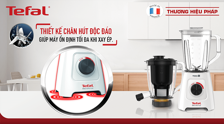 Máy xay đa năng 2 cối Tefal BL42S166