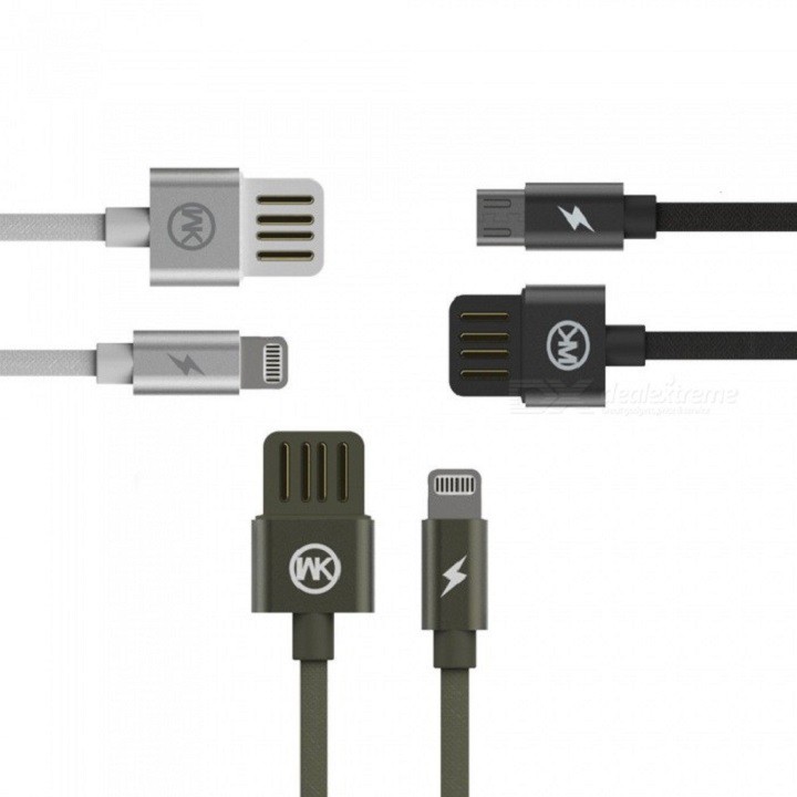 Cáp sạc điện thoại lightning WK WDC-055 2m