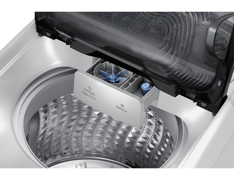 Máy giặt 9 Kg Samsung WA90J5710SG/SV Activ Dualwash (Trắng)