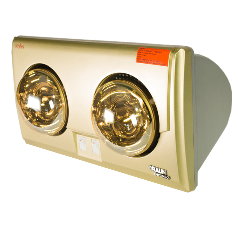 Đèn sưởi nhà tắm Kohn ECO KD02G - 2 bóng
