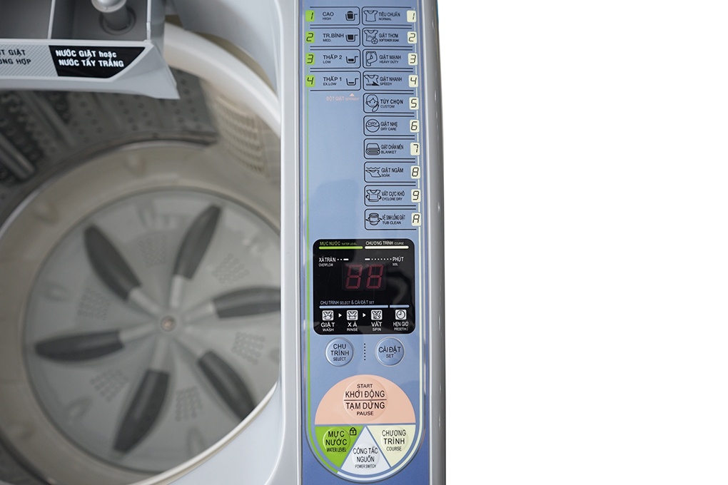Máy giặt 8 Kg Aqua AQW-F800Z2T lồng nghiêng