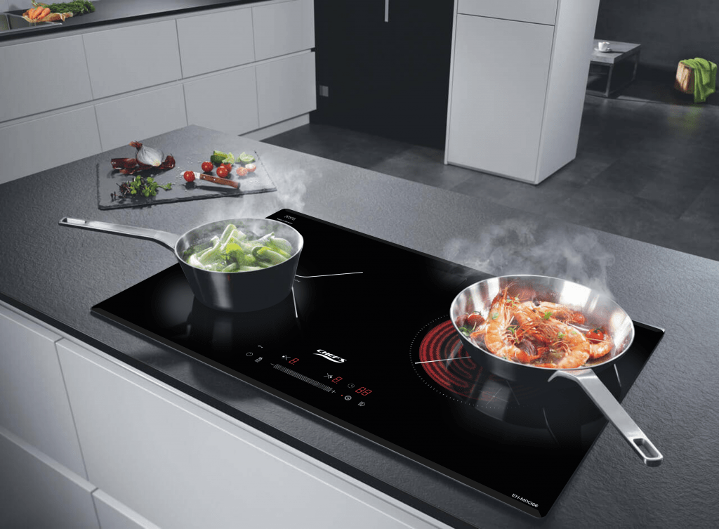 Bếp đôi từ-hồng ngoại Chef's EH-MIX366 4600W