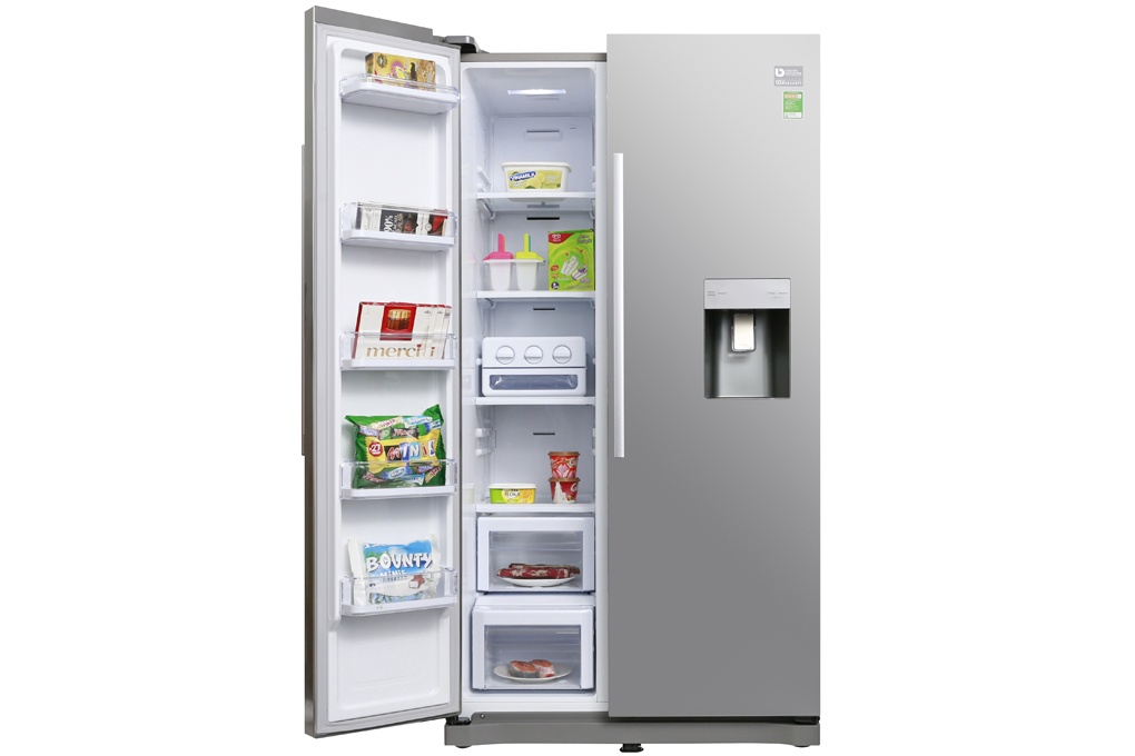 Tủ lạnh SBS Samsung RS52N3303SL/SV 539 Lít