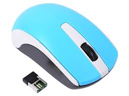 Chuột không dây pin sạc Genius ECO 8100 màu xanh dương