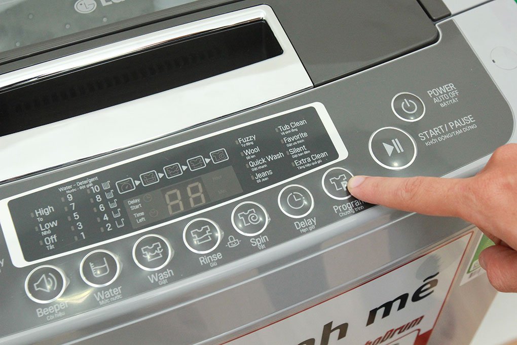 Máy giặt 8 Kg LG WF-S8019DB lồng đứng