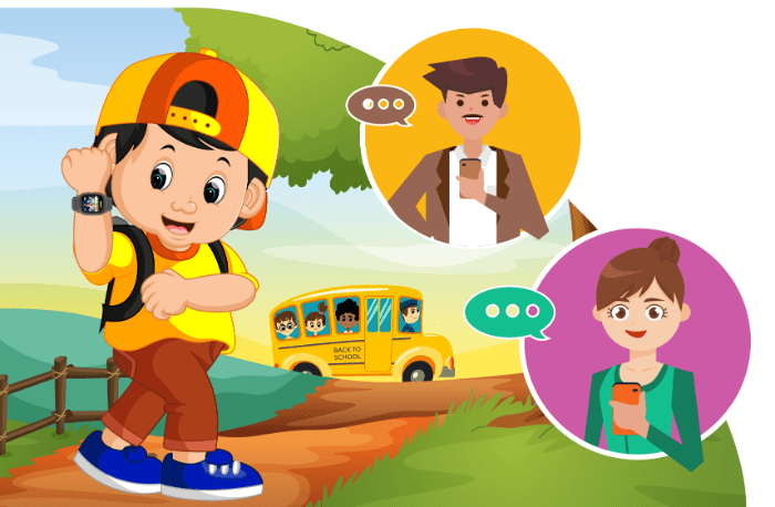 Đồng hồ thông minh trẻ em myAlo KidsPhone KS72C (Màu đen)