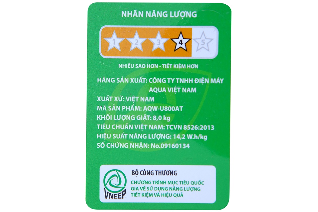 Máy giặt siêu âm 8Kg AQUA AQ-U800AT
