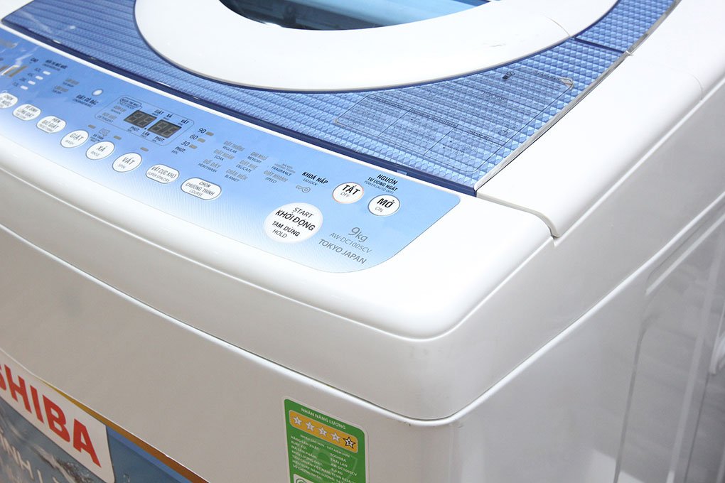 Máy giặt 9 Kg Toshiba DC1005CV(WB), lồng đứng, Inverter