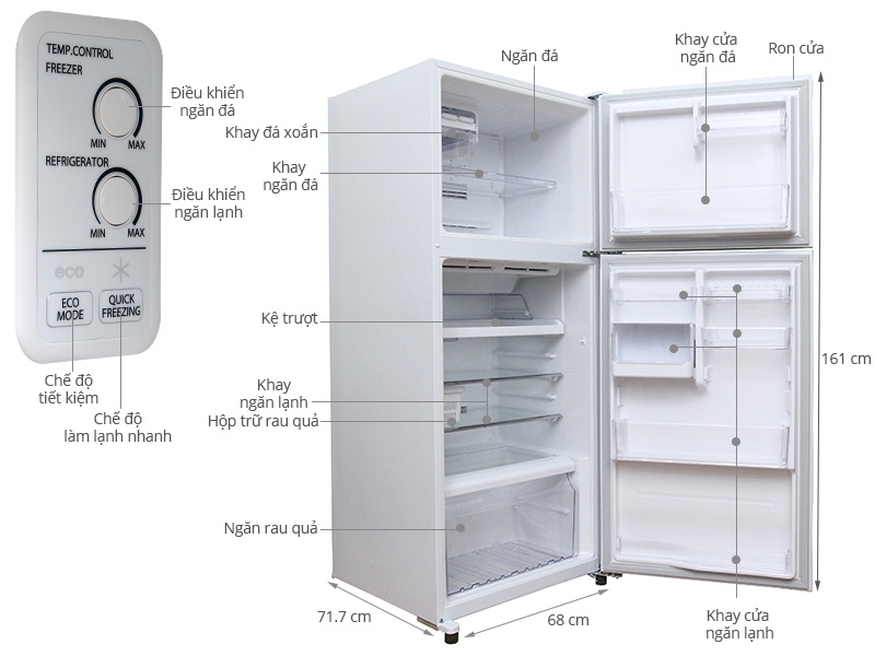 Tủ lạnh Toshiba 359 Lít TG41VPDZ(ZW1)