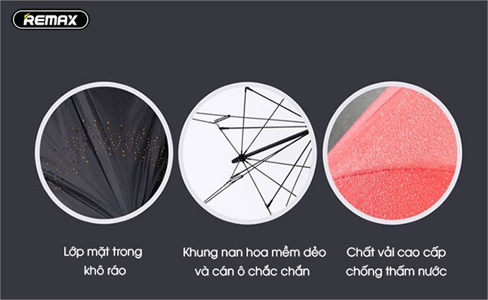 Ô tự động đóng mở REMAX Two way Umbrella RT-U1