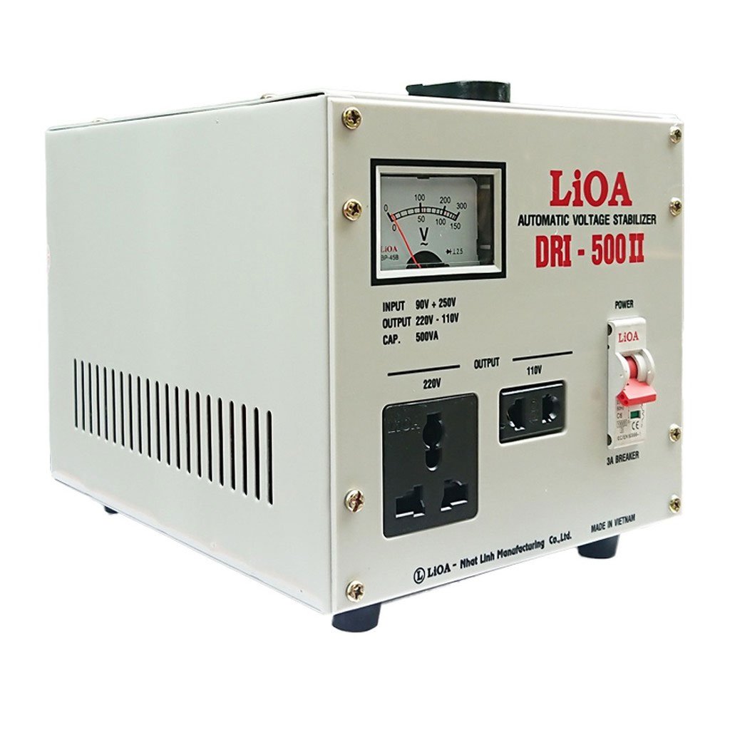 Ổn áp 1 Pha Lioa DRI - 0,5kVA-II