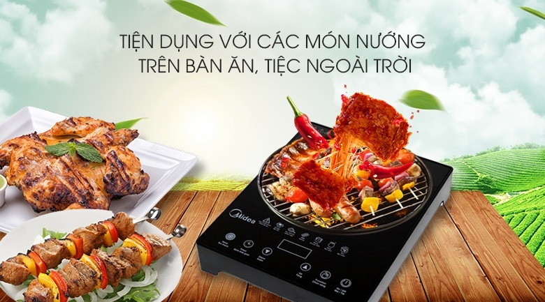 Bếp hồng ngoại Midea MIR-T2013DA 2100 W