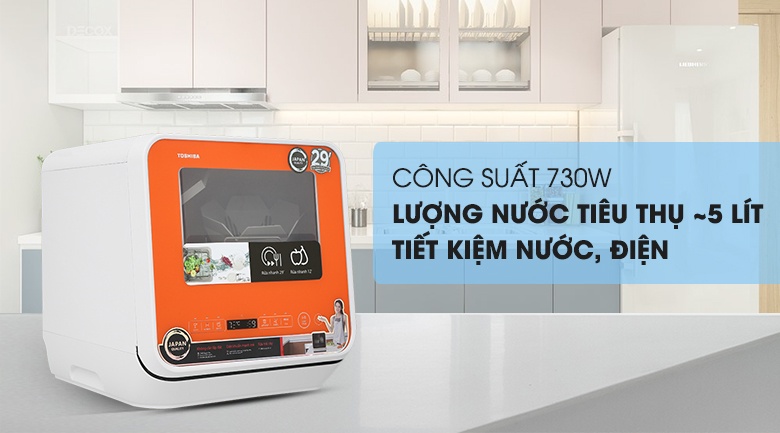 Máy rửa bát Toshiba DWS-22AVN(D)