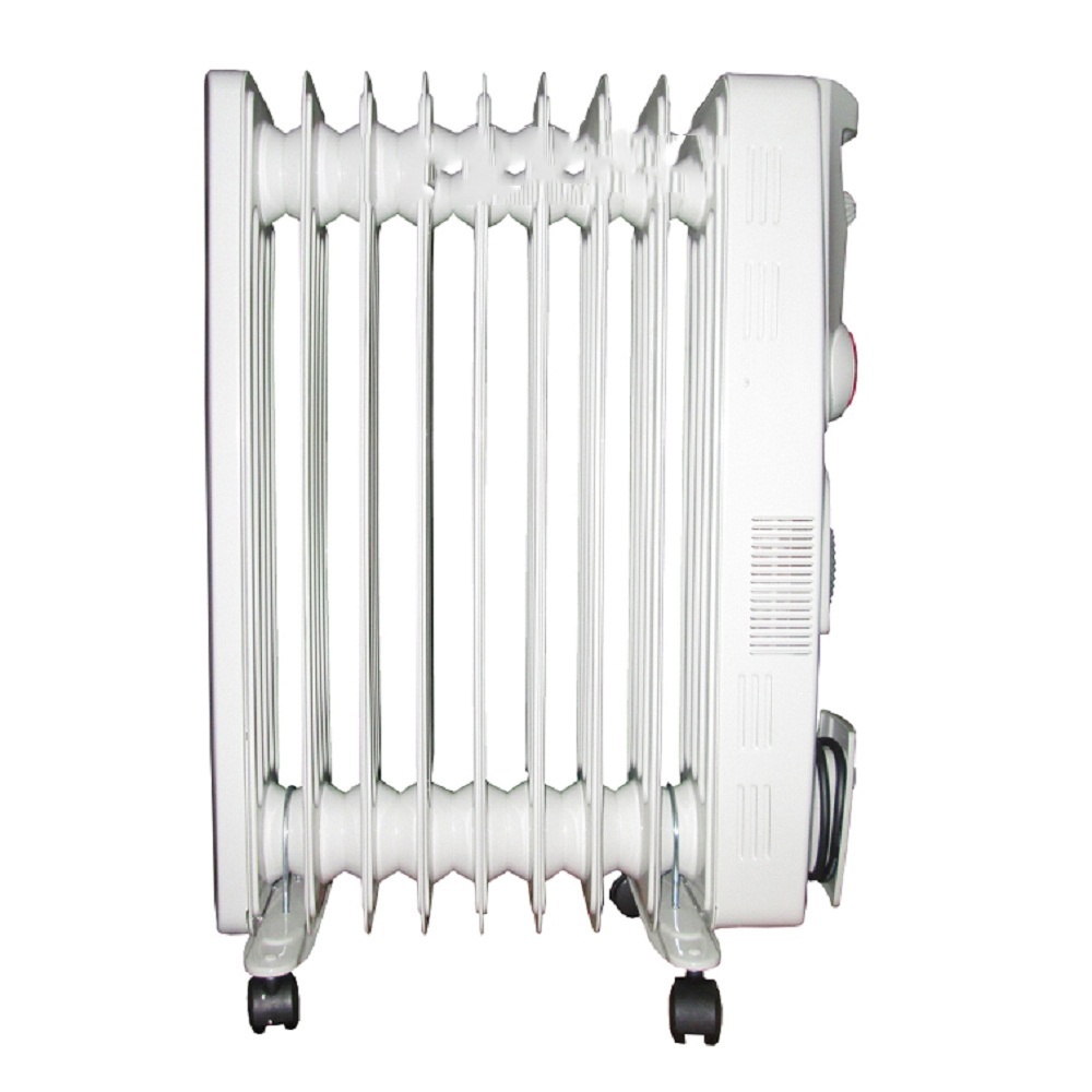 Máy sưởi dầu Tiross TS-920 11 thanh Quạt thổi, Có giá phơi, Hẹn giờ