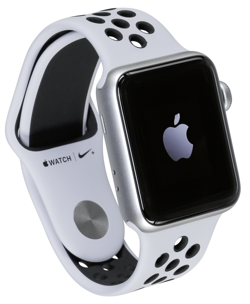 Apple Watch Series 3 Nike+ 38mm Silver Aluminum Case with Pure Platinum/Black Nike Sport Band MQKX2 (GPS)
