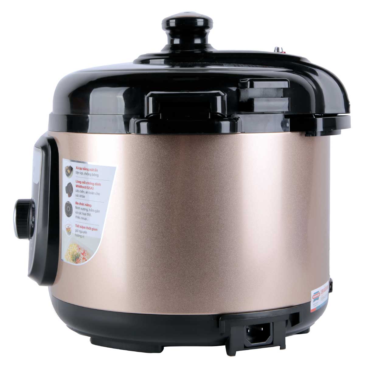 Nồi áp suất điện đa năng 5L Sunhouse SHD1653