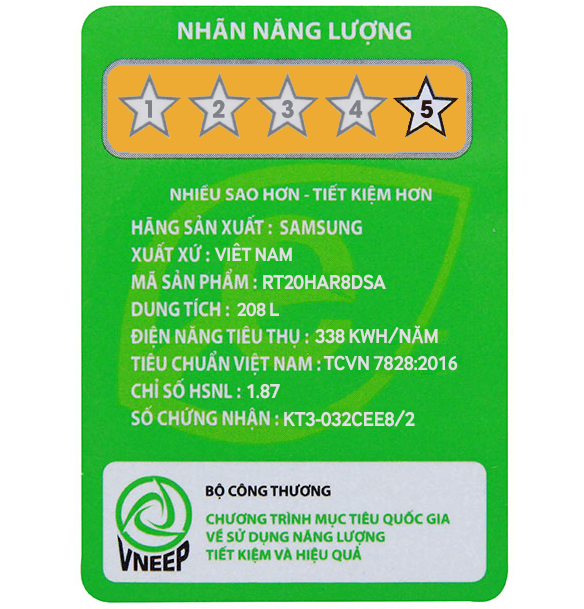 Tủ lạnh Samsung RT20HAR8DSA/SV - 208L Digital Inverter
