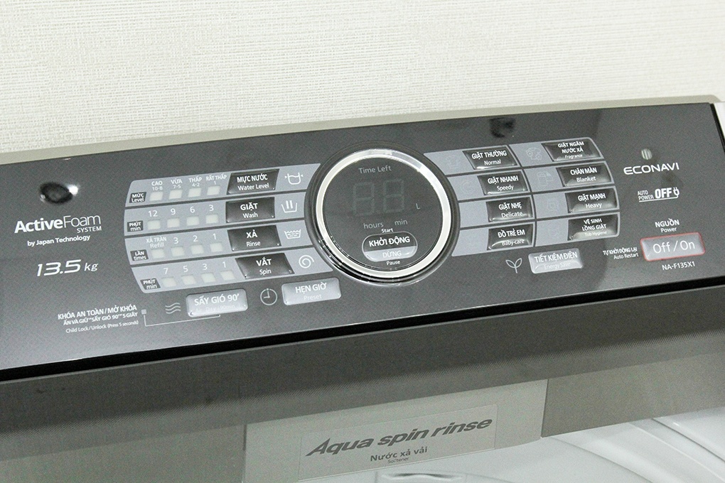 Máy giặt 13.5 Kg Panasonic NA-F135X1SRV lồng đứng
