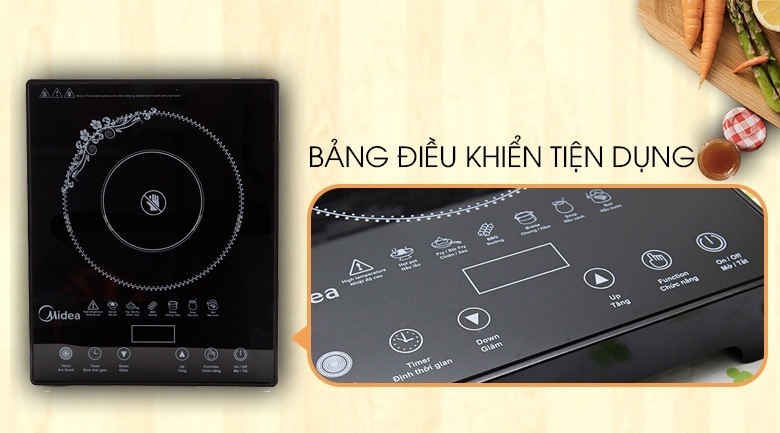 Bếp hồng ngoại Midea MIR-T2013DA 2100 W