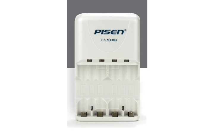 Bộ sạc và 4 viên pin sạc Pisen 2500mAh TS-MC006