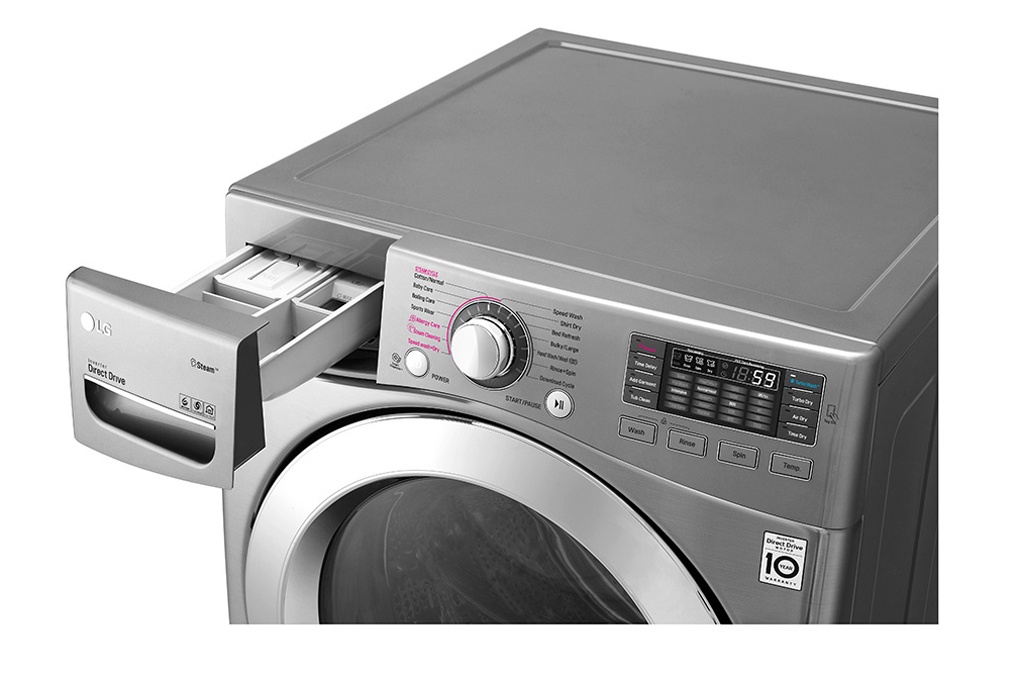 Máy giặt LG Inverter lồng ngang 19kg F2719SVBVB Inverter Direct Drive