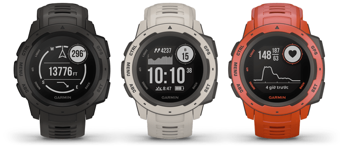Instinct, GPS, Flame Red, SEA_010-02064-34