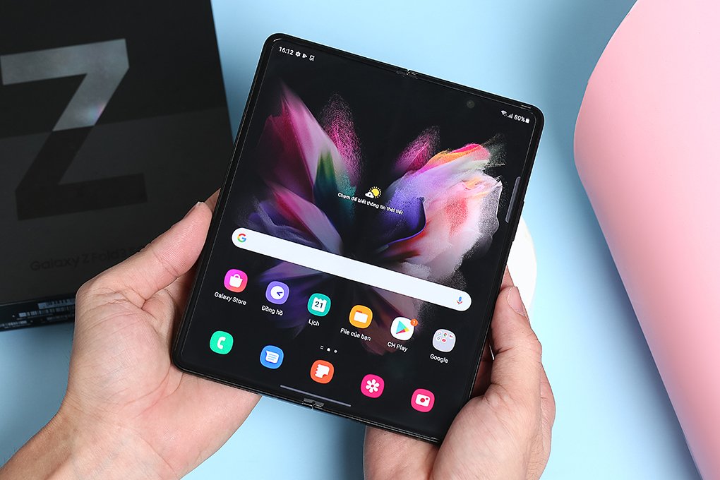Điện thoại Samsung Galaxy Z Fold 3 5G 256G Đen Phantom