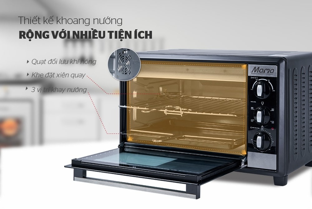 Lò nướng 35L Sunhouse Mama SHD4235