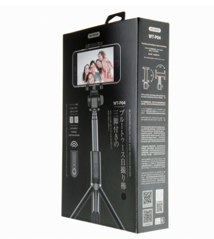 Gậy chụp ảnh Bluetooth kiêm chân máy ảnh cao cấp WK WT-P04