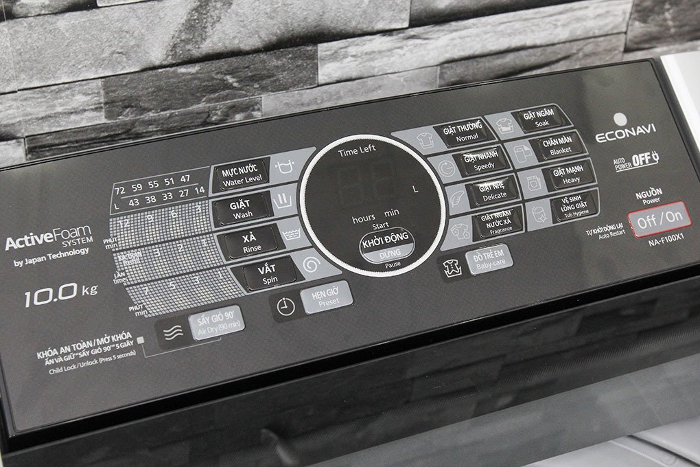Máy giặt 10 Kg Panasonic NA-F100X1LRV lồng đứng